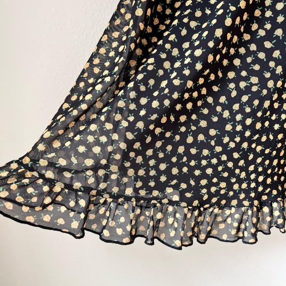 Black Floral Dress - L.A. Hearts | PacSun - Picture 3 of 4